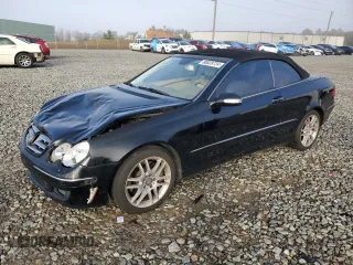 2008 Mercedes-Benz CLK 350 with VIN WDBTK56F28T099073, listed as a Copart auction lot 86828724 with 118,312 mi miles and Salvage Title. Bid and sale history available at DreamBid. Image 1.