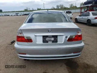 2000 BMW 3 Series 323Ci with VIN WBABM3341YJN62022, listed as a Copart auction lot 53943414 with 208,047 mi miles and Salvage Title. Bid and sale history available at DreamBid. Image 6.