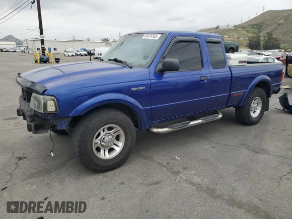 2003 Ford Ranger XL Fleet with VIN 1FTYR44V73PB03210, listed as a Copart auction lot 53499305 with 166,212 mi miles and Salvage title. Bid and sale history available at DreamBid. Image 1.