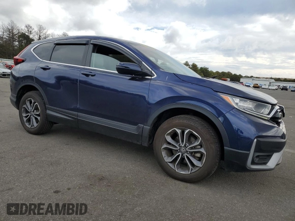2020 Honda CR-V with VIN NY76943, listed as a Copart auction lot 71717404 with 45,483 mi miles and Salvage title. Bid and sale history available at DreamBid. Image 4.