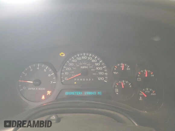 2006 Chevrolet TrailBlazer LS with VIN 1GNDT13S362343434, listed as a Copart auction lot 52205535 with 190,043 mi miles and Salvage Title. Bid and sale history available at DreamBid. Image 9.