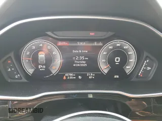 2020 Audi Q3 S line Premium Plus with VIN WA1EECF36L1030607, listed as a Copart auction lot 54425725 with 45,796 mi miles and Salvage Title. Bid and sale history available at carsss.com. Image 9.