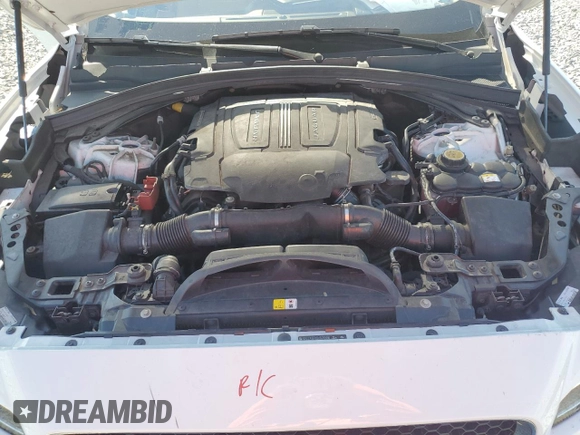 2017 Jaguar F-Pace 35t Prestige with VIN SADCK2BV6HA092480, listed as a Copart auction lot 53429615 with 54,285 mi miles and Salvage Title. Bid and sale history available at DreamBid. Image 12.