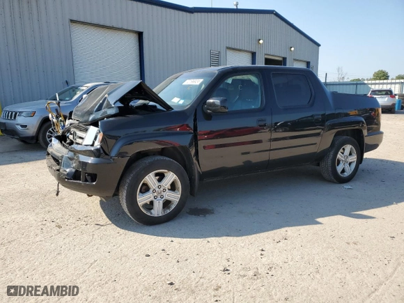 2011 Honda Ridgeline RTL with VIN 5FPYK1F57BB451119, listed as a Copart auction lot 72196924 with 114,736 mi miles and Salvage Title. Bid and sale history available at carsss.com. Image 1.