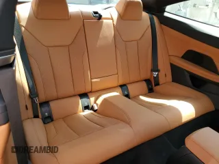 2025 BMW 4 Series 430i with VIN WBA43DA07SCU37586, listed as a Copart auction lot 52437105 with 812 mi miles and Salvage title. Bid and sale history available at DreamBid. Image 10.
