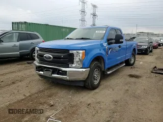 2017 Ford F-250 XLT with VIN 1FT7X2A62HED83723, listed as a Copart auction lot 85007054 with 146,715 mi miles and Salvage title. Bid and sale history available at DreamBid. Image 11.