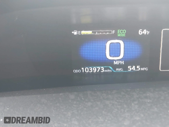 2021 Toyota Prius L Eco with VIN JTDKAMFU6M3140081, listed as a IAAI auction lot 42131187 with 103,973 mi miles and . Bid and sale history available at DreamBid. Image 15.