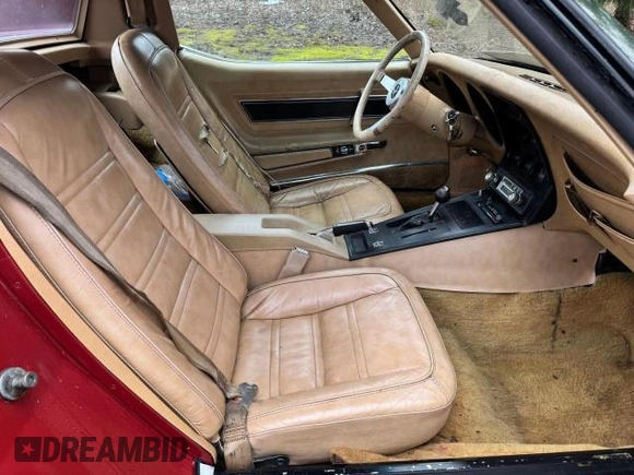 1977 Chevrolet Corvette with VIN 1Z37L7S406085, listed as a Copart auction lot 47113155 with 78,353 mi miles and Clean title. Bid and sale history available at DreamBid. Image 5.