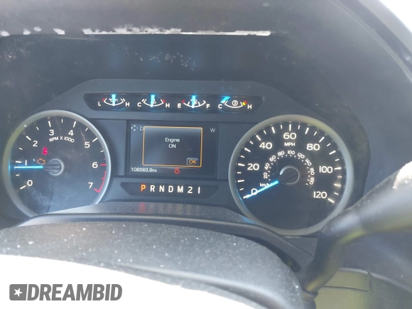 2016 Ford F-150 XLT with VIN 1FTEW1EF6GKD02141, listed as a IAAI auction lot 41675647 with 108,583 mi miles. Bid and sale history available at carsss.com. Image 7.