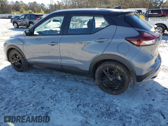 2022 Nissan Kicks SV with VIN 3N1CP5CV9NL508011, listed as a Copart auction lot 49447555 with 51,412 mi miles and Salvage Title. Bid and sale history available at carsss.com. Image 2.