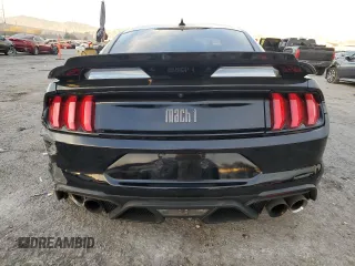 2021 Ford Mustang Mach 1 with VIN 1FA6P8R0XM5555396, listed as a Copart auction lot 41453795 with 10,286 mi miles and Salvage Title. Bid and sale history available at carsss.com. Image 6.