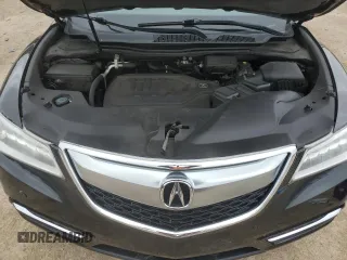 2016 Acura MDX Advance with VIN 5FRYD4H98GB014983, listed as a Copart auction lot 55525135 with 120,221 mi miles and Salvage title. Bid and sale history available at DreamBid. Image 12.