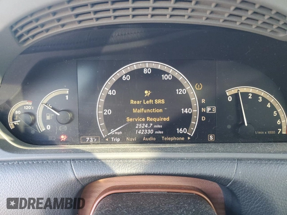 2008 Mercedes-Benz CL-Class V8 with VIN WDDEJ71X38A016244, listed as a Copart auction lot 87287204 with 142,330 mi miles and Clean Title. Bid and sale history available at carsss.com. Image 9.