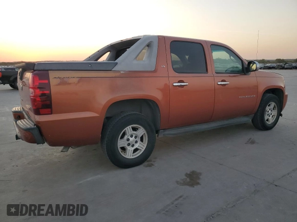 2007 Chevrolet Avalanche 3LT with VIN 3GNEC12077G134985, listed as a Copart auction lot 76066094 with Not Provided miles and Clean Title. Bid and sale history available at DreamBid. Image 3.