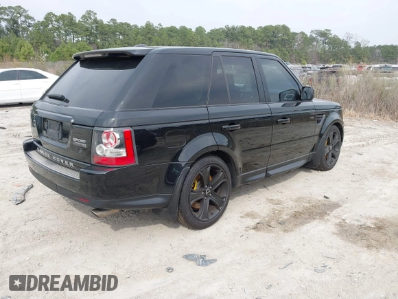 2011 Land Rover Range Rover Sport SC with VIN SALSH2E41BA703668, listed as a IAAI auction lot 41797594 with 113,634 mi miles. Bid and sale history available at carsss.com. Image 4.