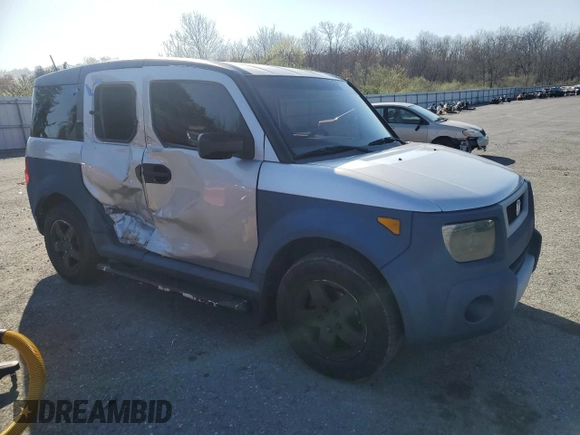 2005 Honda Element EX with VIN 5J6YH28685L029987, listed as a Copart auction lot 53189815 with 181,202 mi miles and Salvage Title. Bid and sale history available at DreamBid. Image 4.