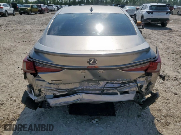 2020 Lexus ES 350 F Sport with VIN 58AGZ1B15LU051396, listed as a Copart auction lot 58450855 with 88,283 mi miles and Salvage title. Bid and sale history available at DreamBid. Image 6.