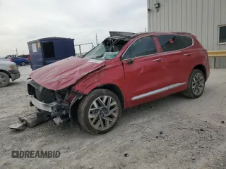 2023 Hyundai Santa Fe Calligraphy z VIN 5NMS54AL2PH495094, wystawiony jako Copart lot #48189065 z przebiegiem Nie podano mil oraz Szkoda całkowita • Salvage title. Historia ofert i sprzedaży dostępna na DreamBid. Obrazek 1.