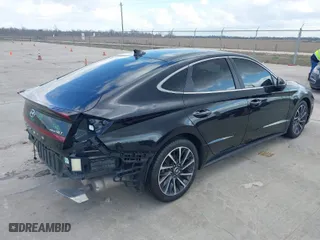 2020 Hyundai Sonata Limited with VIN 5NPEH4J21LH019461, listed as a IAAI auction lot 41498772 with 59,832 mi miles. Bid and sale history available at carsss.com. Image 4.