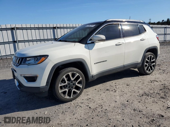2018 Jeep Compass Limited with VIN 3C4NJDCB4JT288083, listed as a Copart auction lot 45876825 with 89,812 mi miles and Clean Title. Bid and sale history available at DreamBid. Image 1.