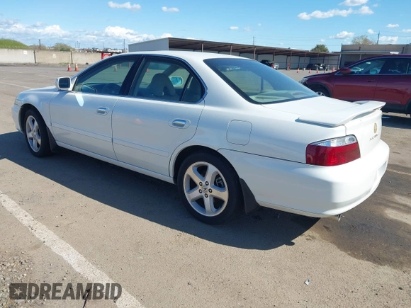 2003 Acura TL Type S with VIN 19UUA56893A064661, listed as a IAAI auction lot 41912817 with 152,039 mi miles. Bid and sale history available at carsss.com. Image 3.