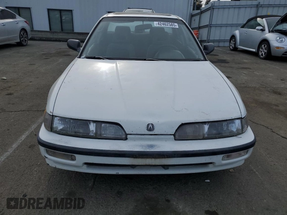 1991 Acura Integra with VIN JH4DB1669MS009690, listed as a Copart auction lot 42462585 with 300,660 mi miles and Salvage title. Bid and sale history available at DreamBid. Image 5.