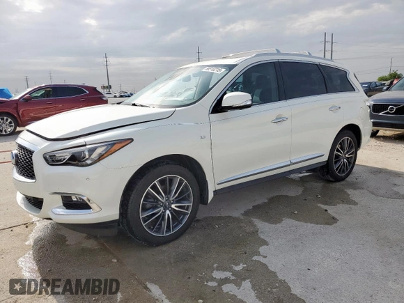 2020 Infiniti QX60 Luxe с VIN 5N1DL0MN2LC547283, выставлен на аукционе Copart как лот 56510215 с пробегом 37 872 миль миль и Списание • Salvage title. История ставок и продаж доступна на DreamBid. Изображение 1.
