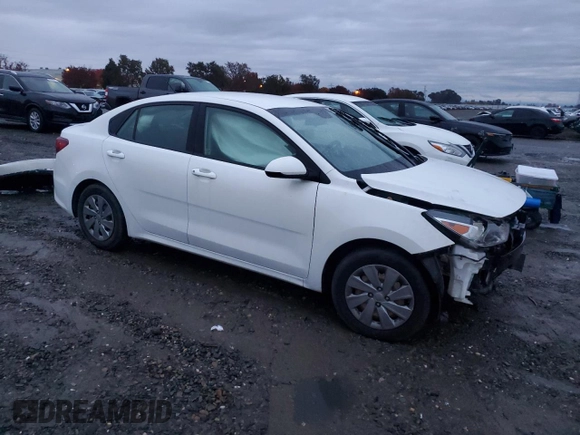 2020 Kia Rio LX with VIN 3KPA24AD8LE358188, listed as a Copart auction lot 82241944 with 156,750 mi miles and Salvage Title. Bid and sale history available at DreamBid. Image 4.