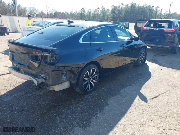 2020 Chevrolet Malibu RS with VIN 1G1ZG5ST5LF031178, listed as a IAAI auction lot 41765334 with 102,168 mi miles. Bid and sale history available at carsss.com. Image 4.