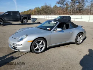 2006 Porsche 911 Carrera with VIN WP0CA29996S755698, listed as a Copart auction lot 47388765 with 49,880 mi miles and Salvage Title. Bid and sale history available at DreamBid. Image 1.