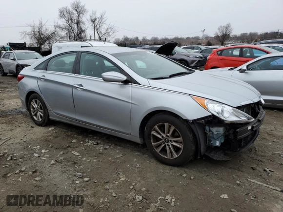 2012 Hyundai Sonata GLS with VIN 5NPEB4AC5CH491513, listed as a Copart auction lot 44609495 with 113,976 mi miles and Salvage Title. Bid and sale history available at carsss.com. Image 4.