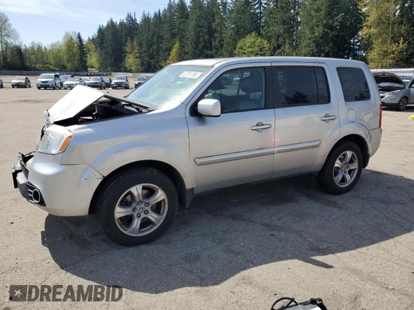 2014 Honda Pilot EX-L with VIN 5FNYF3H54EB014091, listed as a Copart auction lot 52781765 with Not Provided miles and Salvage Title. Bid and sale history available at DreamBid. Image 1.