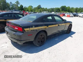 2014 Dodge Charger Police with VIN 2C3CDXAT7EH367018, listed as a IAAI auction lot 42136174 with 191,608 mi miles and . Bid and sale history available at DreamBid. Image 4.