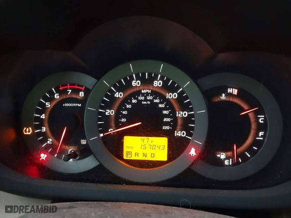 2011 Toyota RAV4 with VIN 2T3ZF4DV2BW065756, listed as a IAAI auction lot 41737268 with 157,043 mi miles. Bid and sale history available at carsss.com. Image 7.