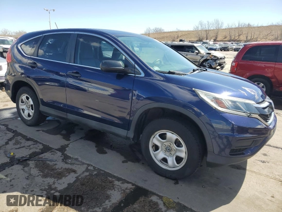 2015 Honda CR-V LX with VIN 2HKRM3H32FH556804, listed as a Copart auction lot 49347045 with 132,862 mi miles and Salvage Title. Bid and sale history available at carsss.com. Image 4.
