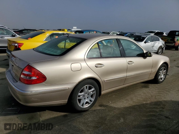 2003 Mercedes-Benz E-Class 3.2L with VIN WDBUF65J93A115990, listed as a Copart auction lot 43059615 with 39,025 mi miles and Salvage Title. Bid and sale history available at carsss.com. Image 3.