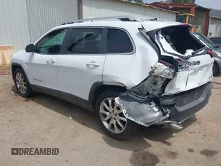 2014 Jeep Cherokee Limited with VIN 1C4PJLDB2EW173127, listed as a IAAI auction lot 42413180 with 107,871 mi miles and . Bid and sale history available at DreamBid. Image 3.
