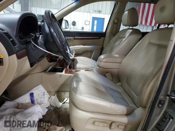 2007 Hyundai Santa Fe SE with VIN 5NMSH73E37H031738, listed as a Copart auction lot 55100575 with 187,435 mi miles and Salvage title. Bid and sale history available at DreamBid. Image 7.