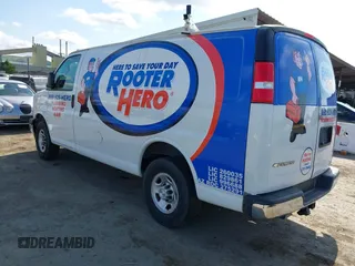 2021 Chevrolet Express Cargo with VIN 1GCWGAFP3M1204940, listed as a IAAI auction lot 42030364 with 81,163 mi miles and . Bid and sale history available at DreamBid. Image 3.