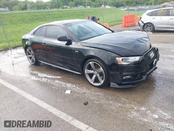 2015 Audi S5 Premium Plus z VIN WAUCGAFR8FA051492, wystawiony jako IAAI lot #42148388 z przebiegiem 109 671 mil mil oraz . Historia ofert i sprzedaży dostępna na DreamBid. Obrazek 1.