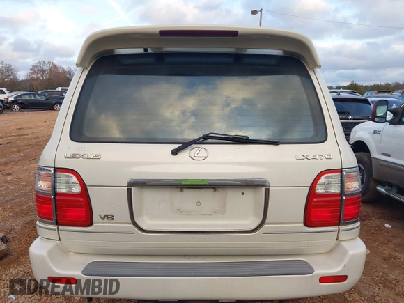 2000 Lexus LX 470 z VIN JT6HT00W9Y0103225, wystawiony jako IAAI lot #41148826 z przebiegiem 270 351 mil mil oraz . Historia ofert i sprzedaży dostępna na DreamBid. Obrazek 16.