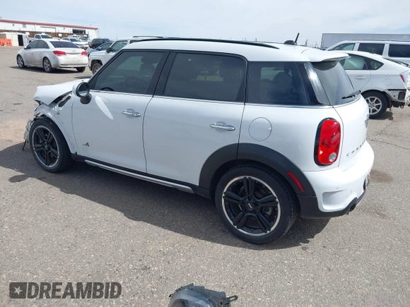2016 MINI Countryman S with VIN WMWZC5C57GWU22015, listed as a IAAI auction lot 41806547 with 65,124 mi miles and . Bid and sale history available at DreamBid. Image 3.