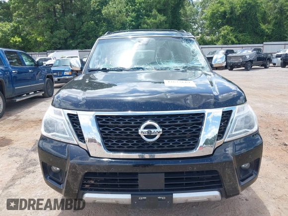 2017 Nissan Armada Platinum with VIN JN8AY2NF4H9303610, listed as a IAAI auction lot 42627619 with 122,727 mi miles and . Bid and sale history available at DreamBid. Image 6.