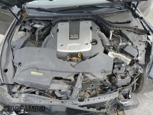 2014 Infiniti Q50 Premium with VIN JN1BV7ARXEM687233, listed as a Copart auction lot 58828595 with 122,813 mi miles and Salvage title. Bid and sale history available at DreamBid. Image 11.
