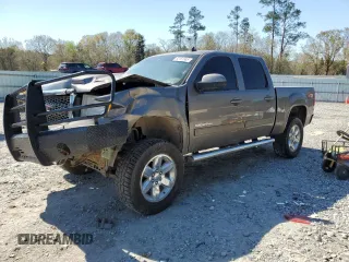 2013 GMC Sierra 1500 SLT with VIN 3GTP2WE71DG236708, listed as a Copart auction lot 50181885 with 205,620 mi miles and Salvage title. Bid and sale history available at DreamBid. Image 1.