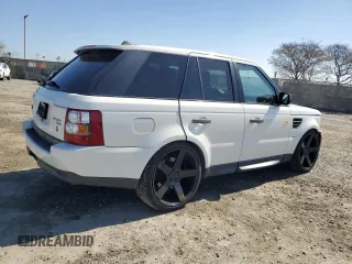2008 Land Rover Range Rover Sport HSE with VIN SALSK25488A129239, listed as a Copart auction lot 48887535 with 205,090 mi miles and Salvage Title. Bid and sale history available at carsss.com. Image 3.