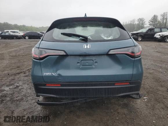2024 Honda HR-V LX with VIN 3CZRZ1H35RM733313, listed as a Copart auction lot 57573485 with 23,683 mi miles and Salvage title. Bid and sale history available at DreamBid. Image 6.