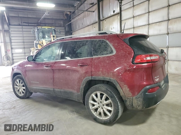 2016 Jeep Cherokee Limited with VIN 1C4PJMDSXGW318746, listed as a Copart auction lot 52601625 with 198,354 mi miles and Salvage title. Bid and sale history available at DreamBid. Image 2.