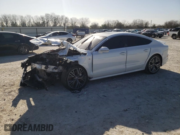 2016 Audi A7 3.0 Premium Plus with VIN WAUWGAFCXGN050489, listed as a Copart auction lot 37699464 with 0 mi miles. Bid and sale history available at carsss.com. Image 1.