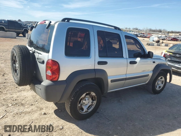 2003 Jeep Liberty Sport with VIN 1J4GK48K93W653461, listed as a Copart auction lot 46702455 with 213,581 mi miles and Salvage Title. Bid and sale history available at DreamBid. Image 3.